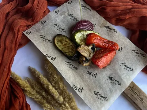 Жареный картофель бейби с чесноком